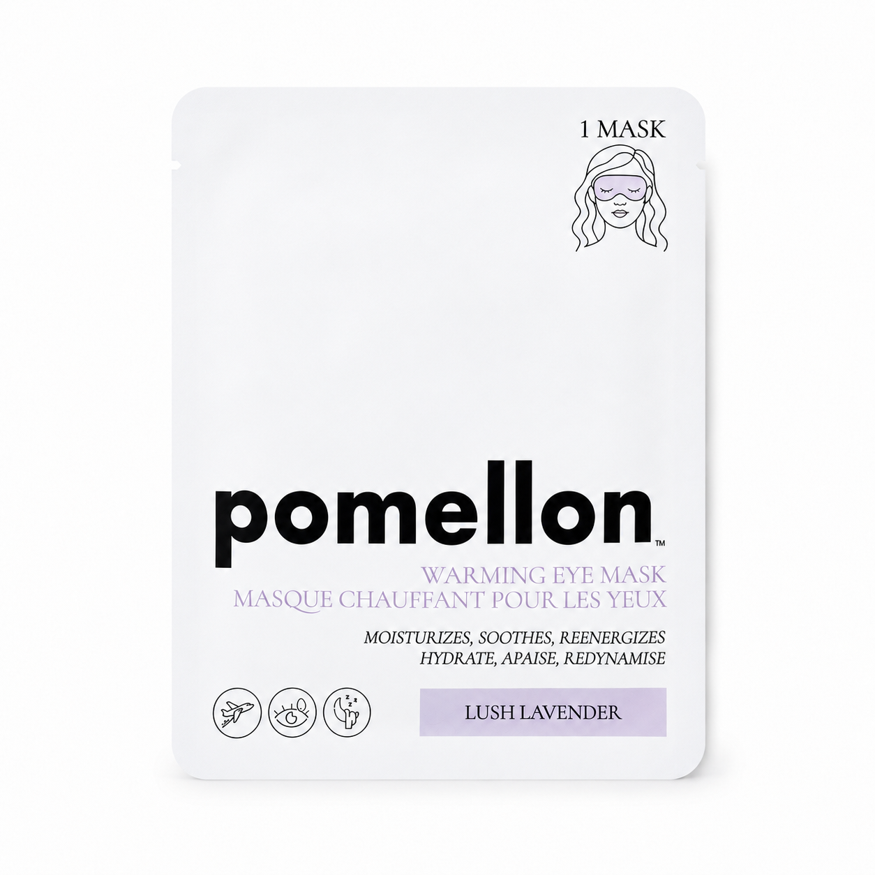 Single Self-Warming Eye Mask – Lush Lavender